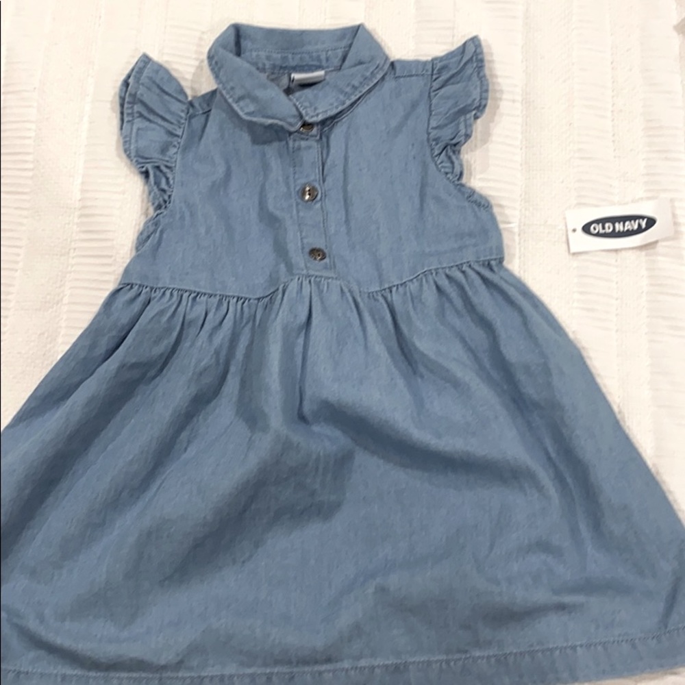Old Navy baby girl Chambray dress